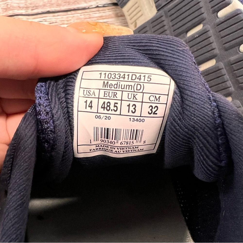 Brooks Anthem 3 Navy/Grey/Gold 14 - Picture 3 of 4